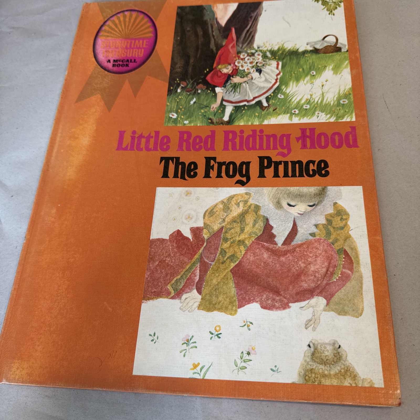 Vintage 1969 Storytime Treasury Little Red Riding Hood/The Frog Prince