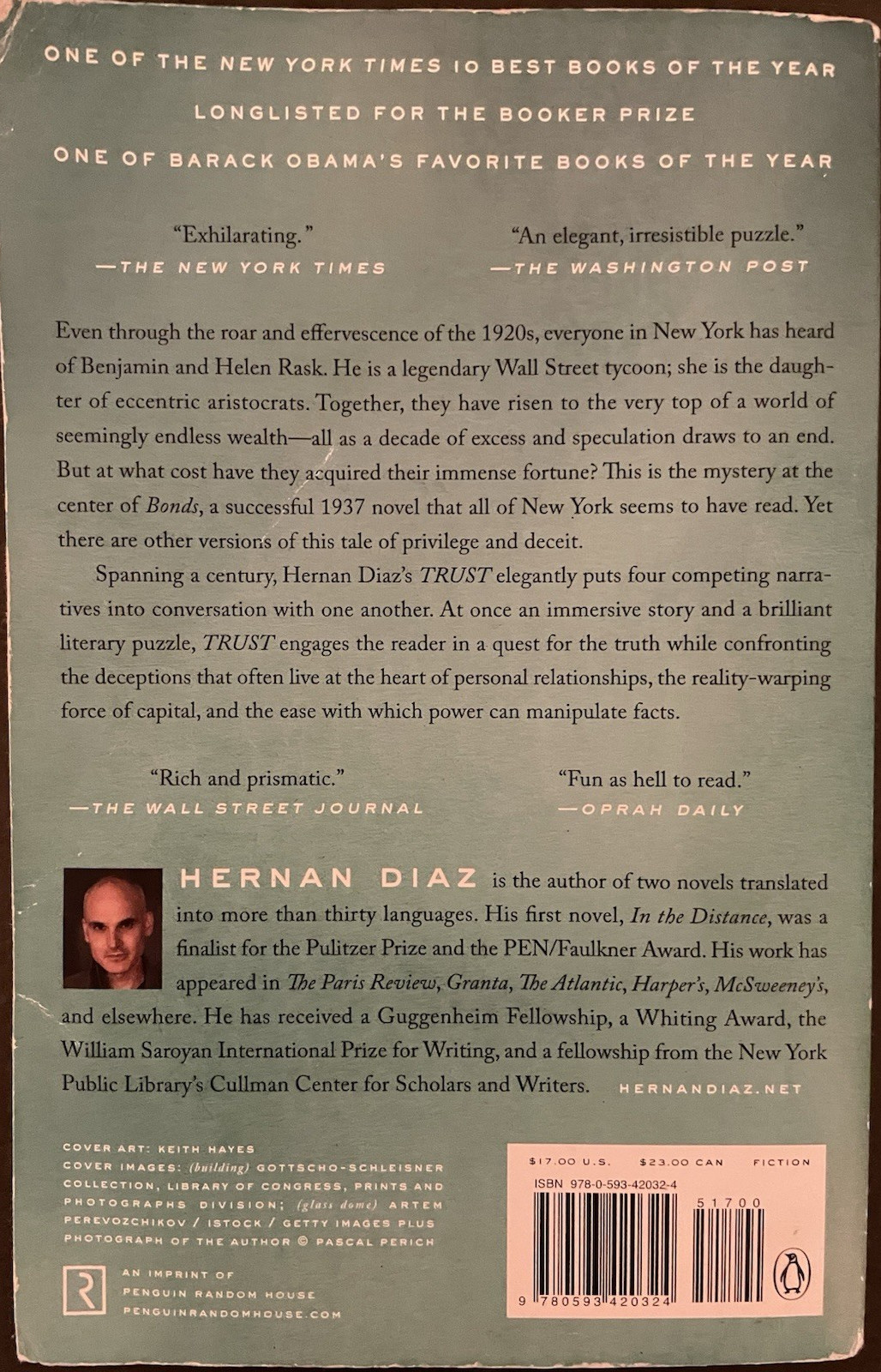 Trust (Pulitzer Prize Winner) by Hernan Diaz (2023, Trade Paperback)