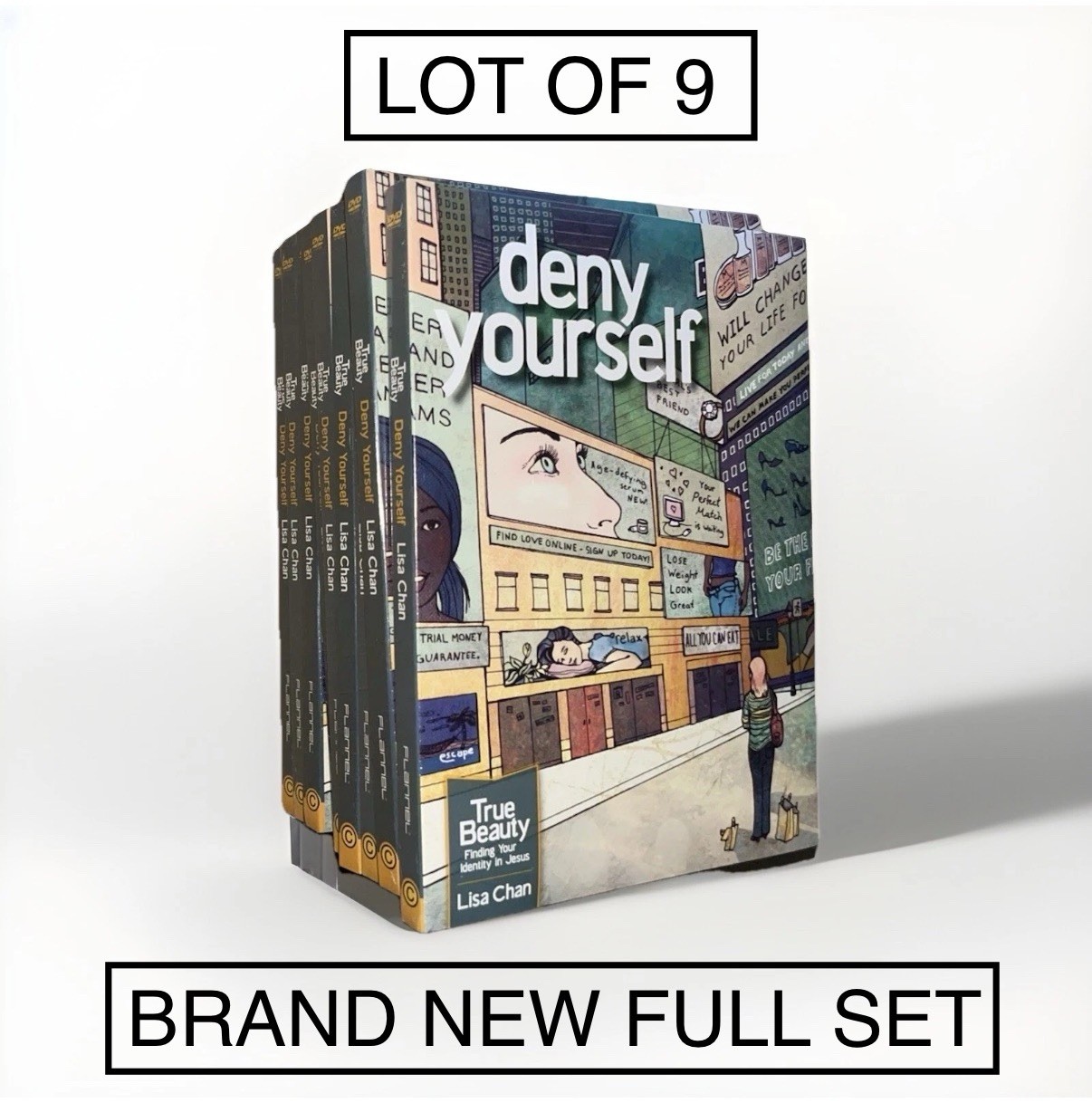 (Lot Of 9) Deny Yourself (True Beauty Series) – DVD By Lisa Chan – NEW SEALED
