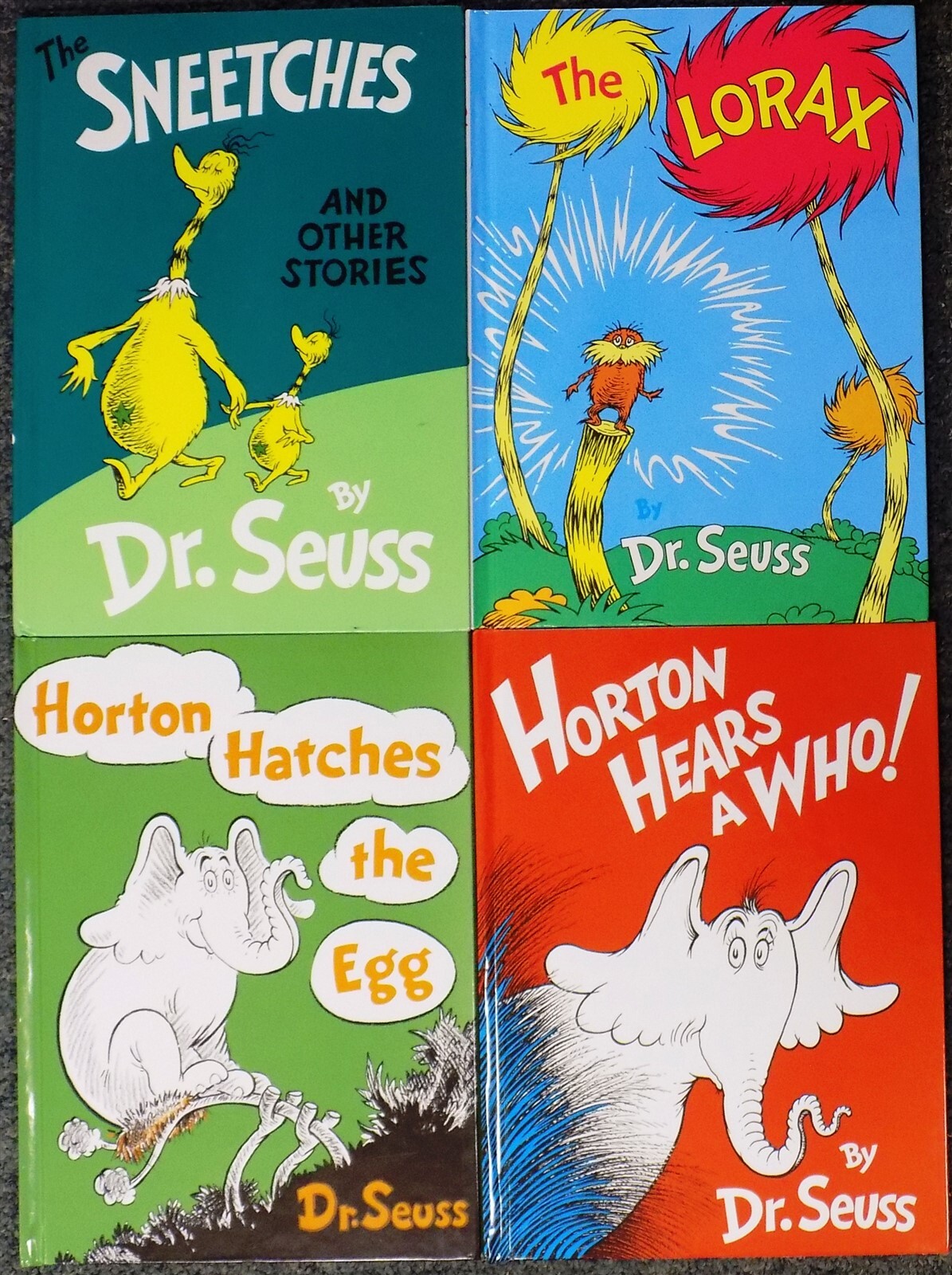 Dr. Seuss Book Lot! 4 Books Never Read Size ~11.25″ X 8.25″