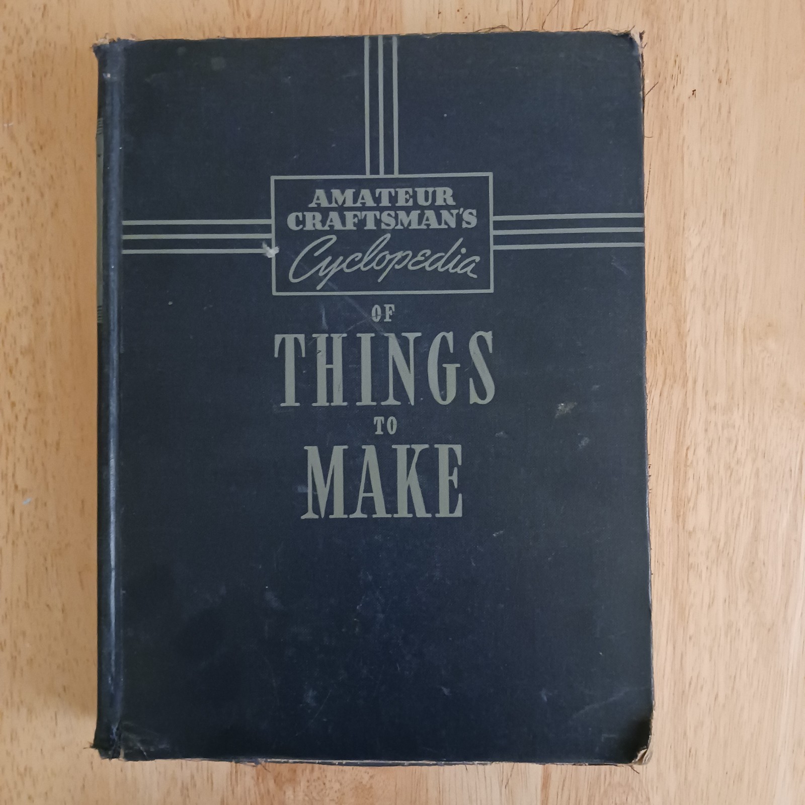 VINTAGE: Amateur Craftsman’s Cyclopedia of Things to Make 1939 2nd Print HC Worn