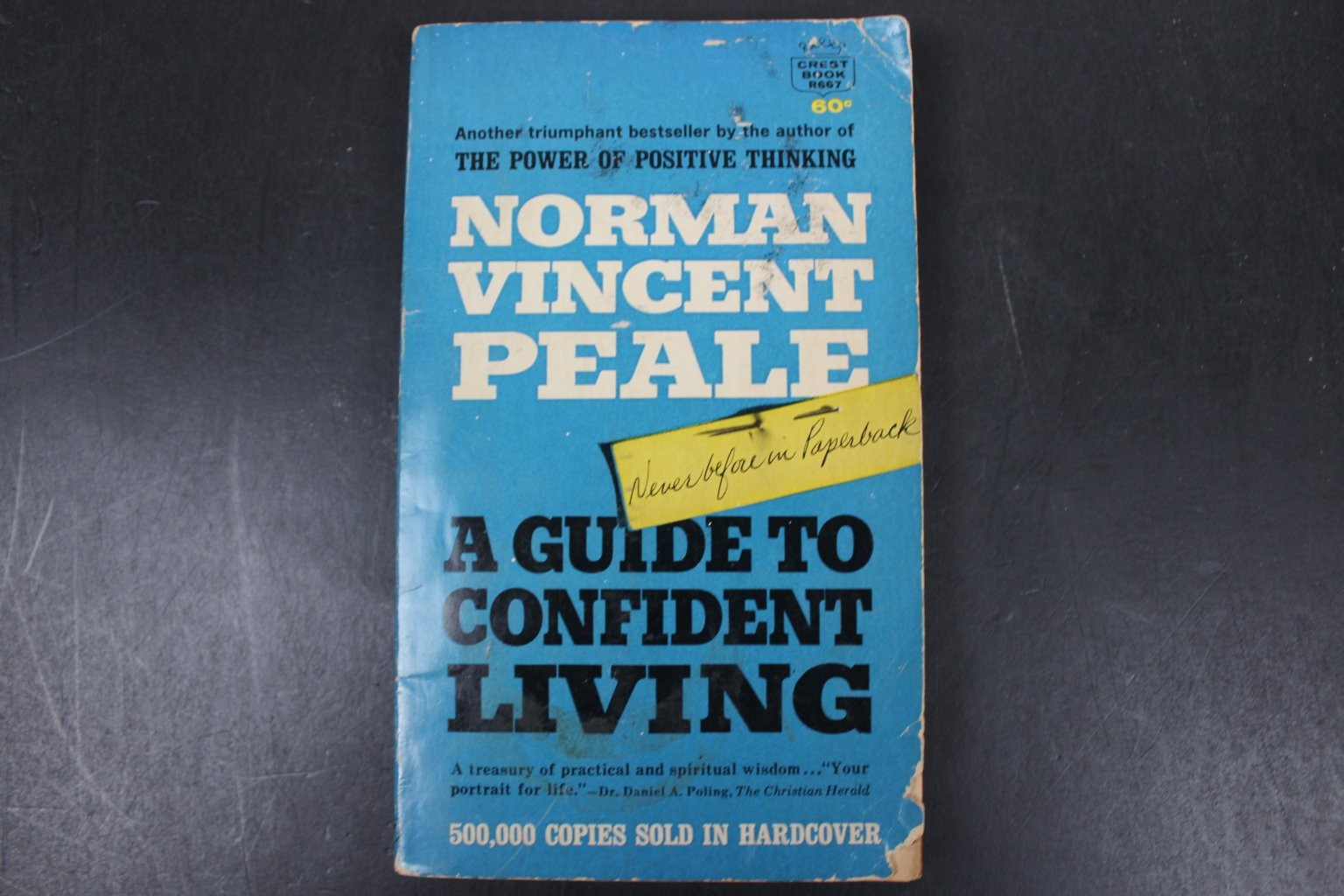 A Guide to Confident Living Norman Vincent Peale 1963 Paperback Self-Help Crest