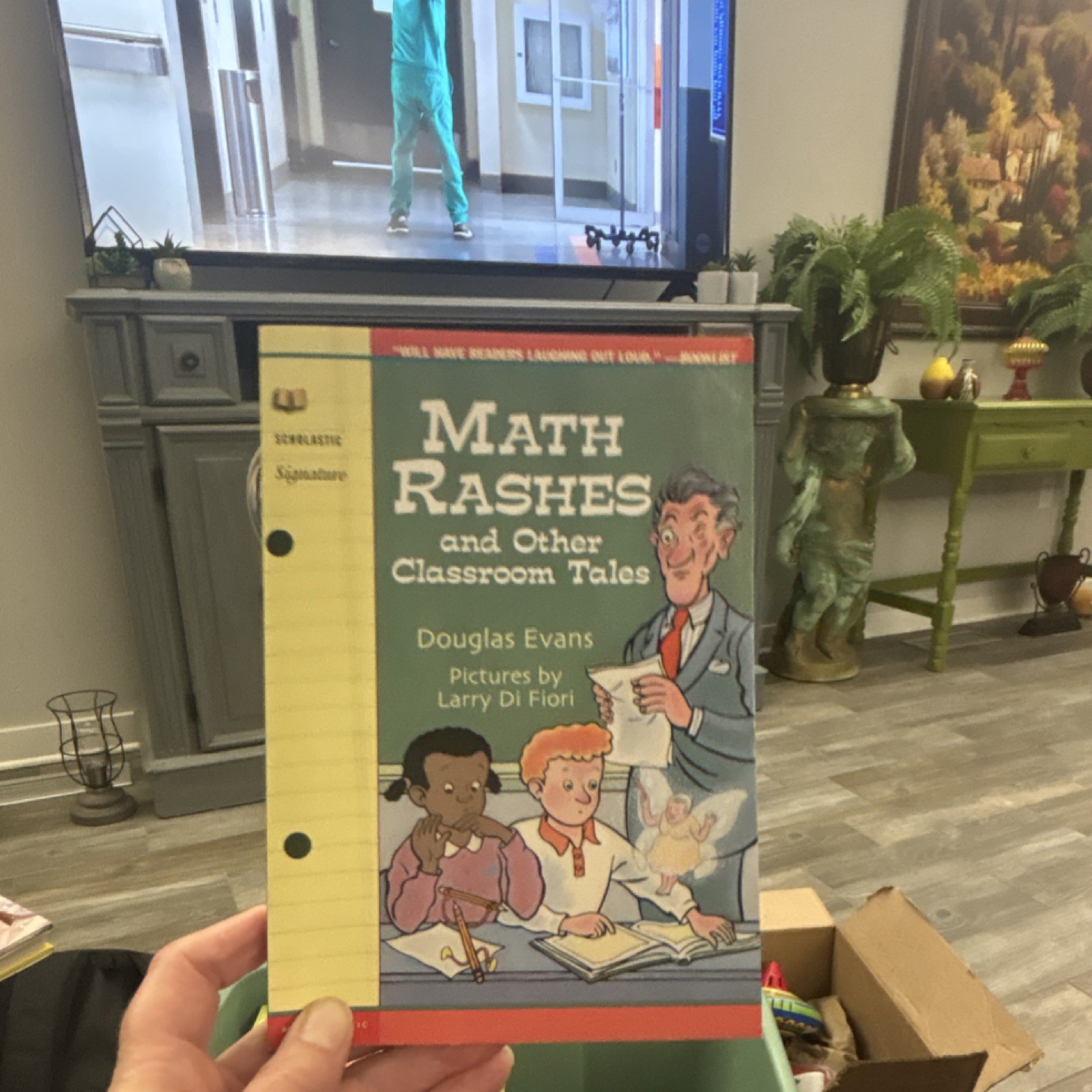 Math Rashes and Other Classroom Tales Paperback Douglas Evans Ages 9-12 Scholas…