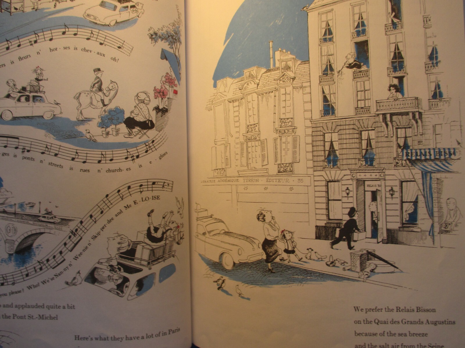 children’s picture book ELOISE IN PARIS by KAY THOMPSON illus KNIGHT rev 1999 ed