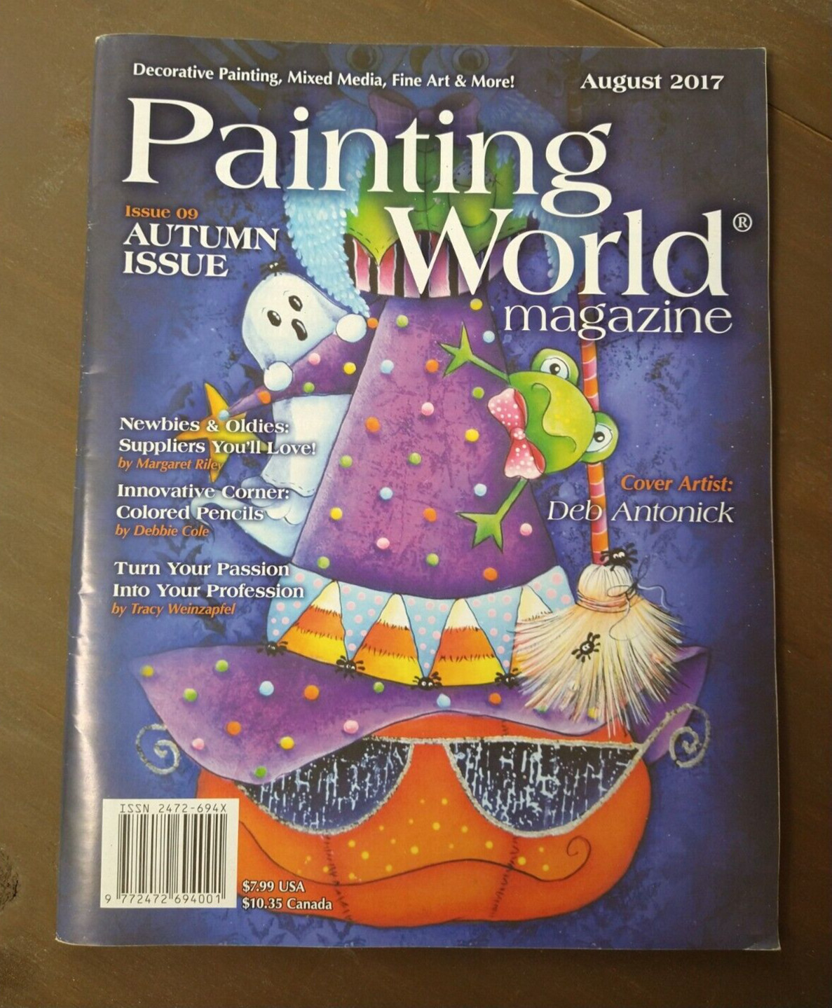 PAINTING WORLD MAGAZINE 2017 August ISSUE #09 Artists Designs Patterns NICE