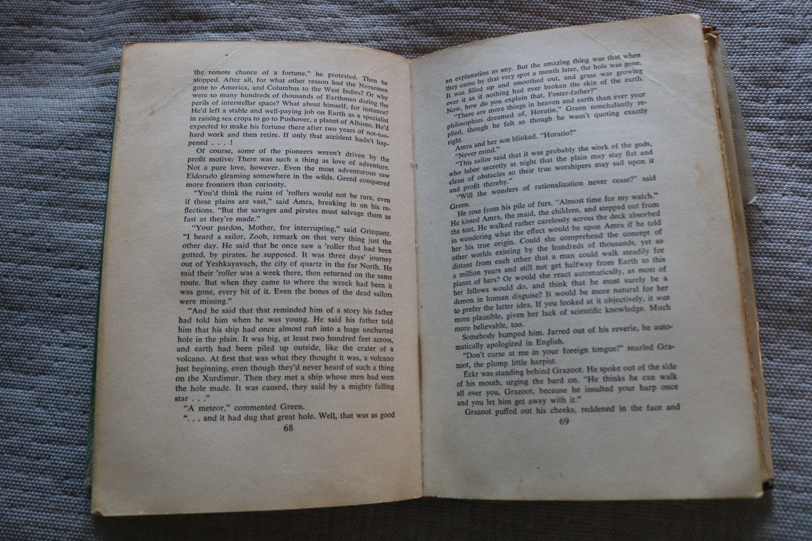The Green Odyssey RARE hardback book 1957 Philip Jose Farmer