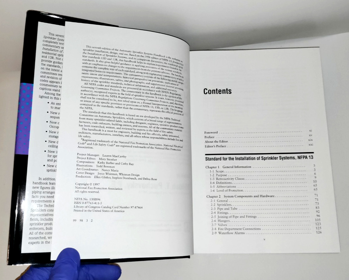 Automatic Sprinkler Systems Handbook NFPA 7th Edition by Milosh T Puchovsky 1997