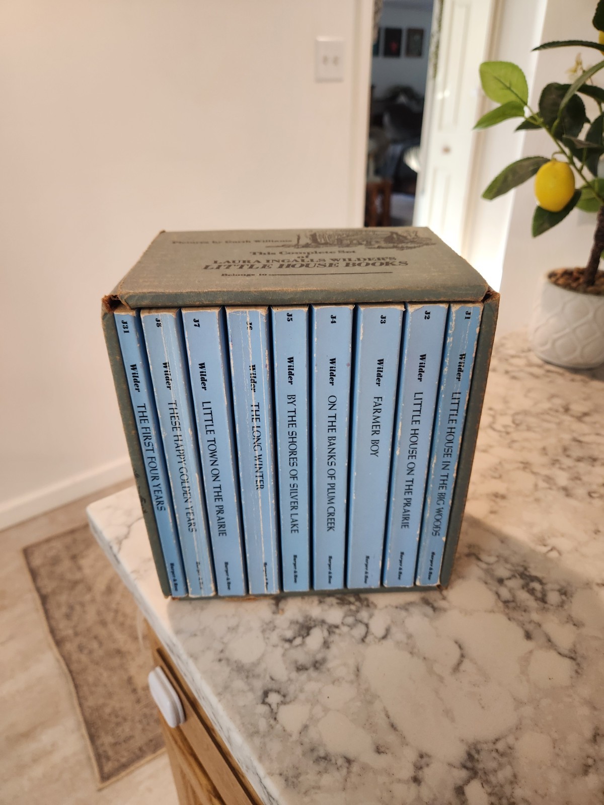 Little House Books Complete Set Laura Ingalls Wilder 1971 Paperback Box Set