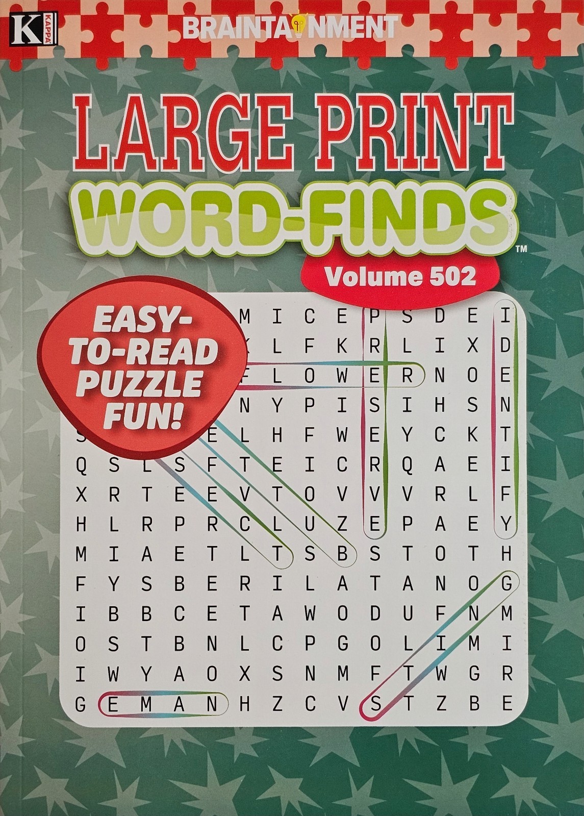 5 New Large Print Word-Finds Puzzle Books Kappa Games Vol #474-502~ Search,Hunt