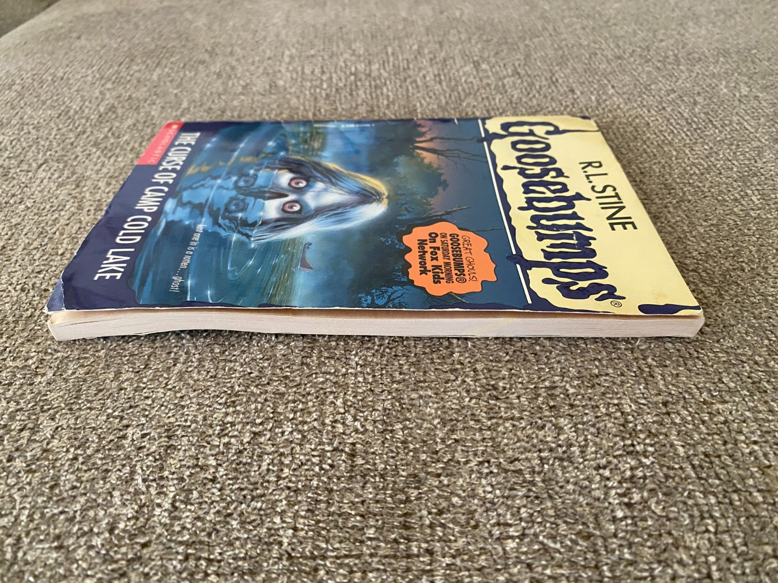 *Print Error* Thin Edition 1st print Goosebumps #56 The Curse of Camp Cold Lake