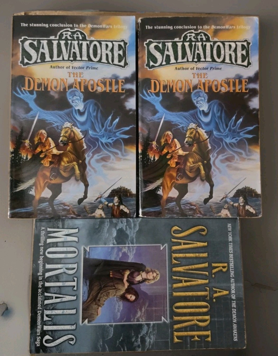 Forgotten Realms Pprbk Book Lot Of 22 WITH AUROGRAPHED COPY R A Salvatore