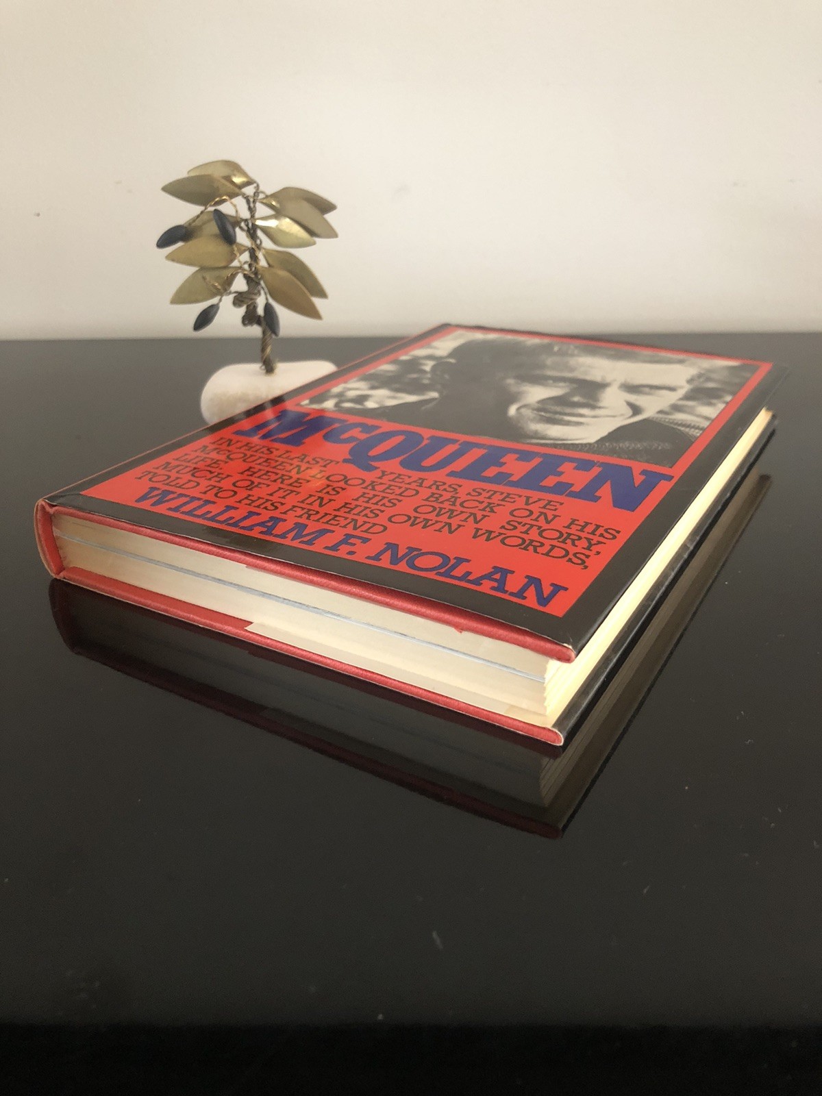 McQueen William F Nolan Arthur Barker UK 1984 First Ed. HC DJ VG 🎬 Bio