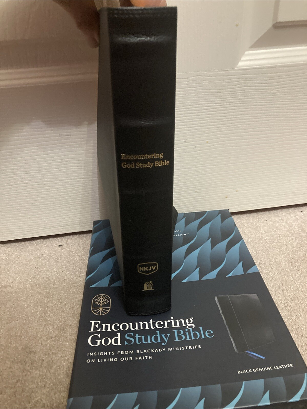 NKJV STUDY BIBLE BLACKABY LIVING FAITH ENCOUNTERING GOD BLACK GL RED LETTER