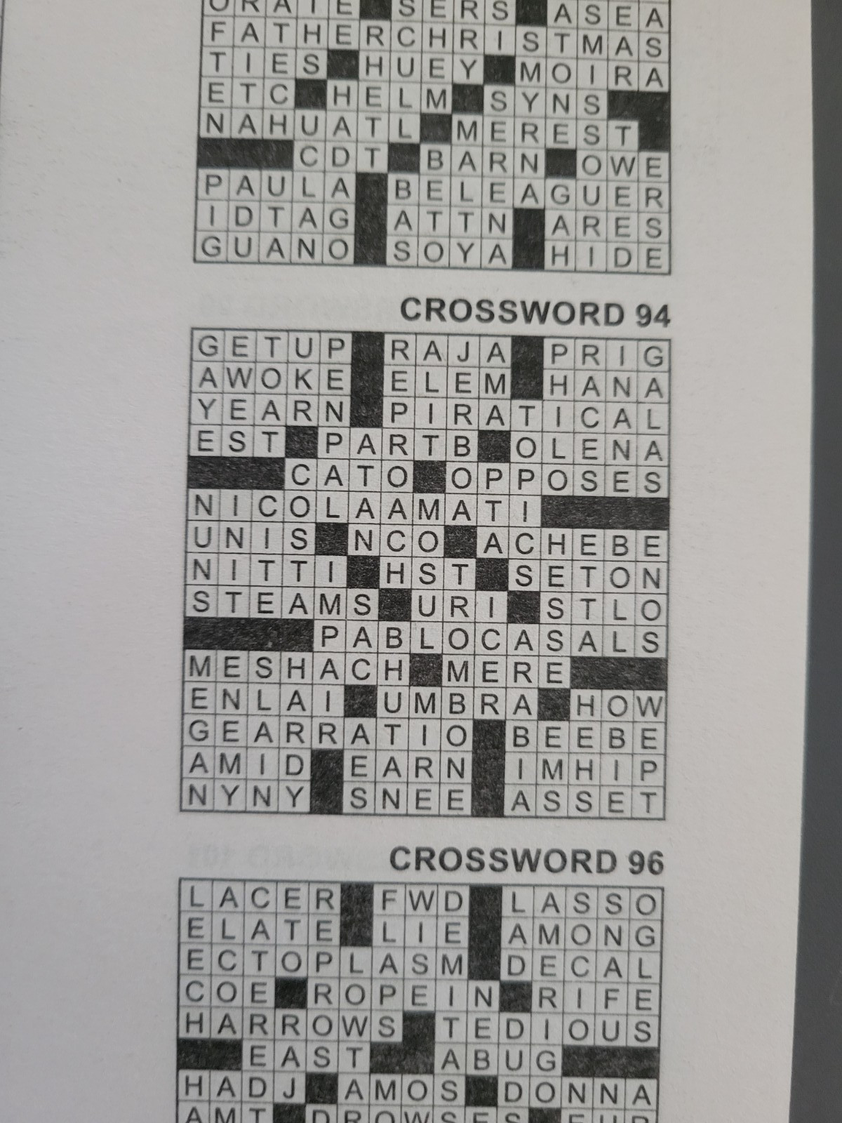 Lot of 3 Jumbo Crossword Books by Kappa -USA & 2 Superbs- 380+ Puzzle Challenges