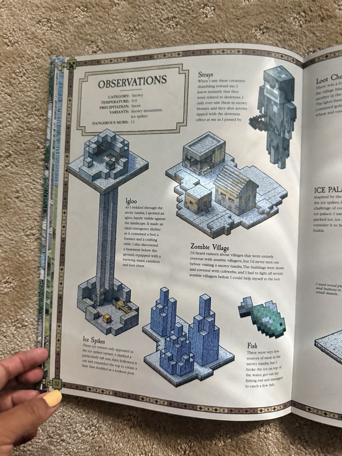 Mojang Minecraft Maps Hardcover Illustrated Guide Book (Minecraft Series)