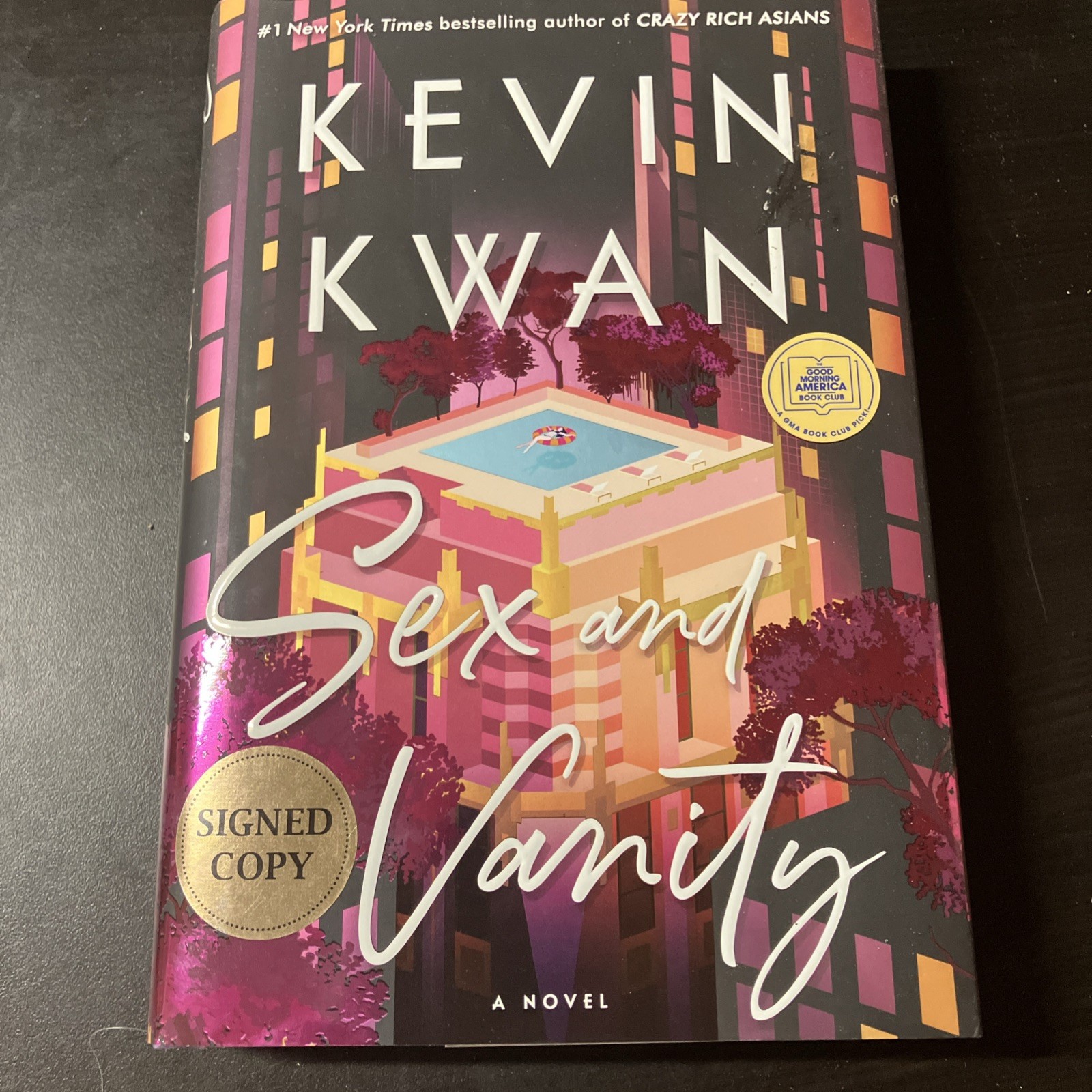 SIGNED Sex & Vanity by Kevin Kwan (Hardcover, 2020) 1st, VG+