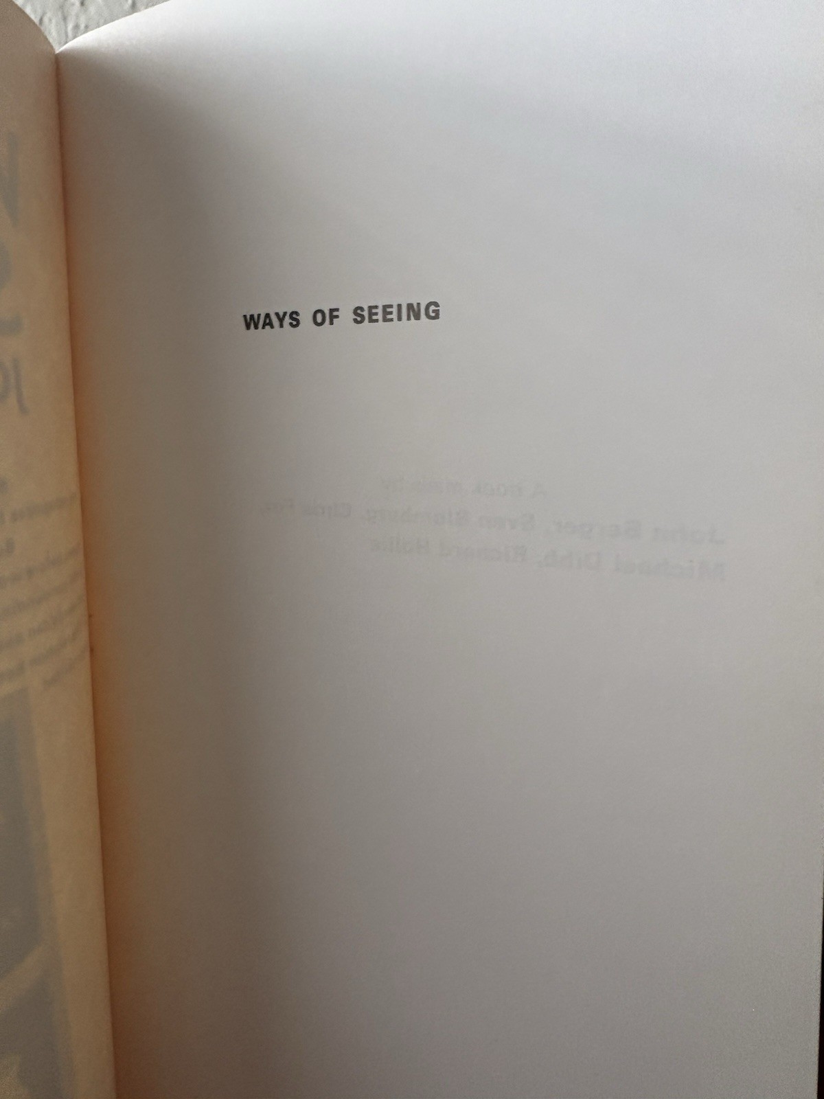 Ways of Seeing by John Berger (1985) Paperback Very Good Condition