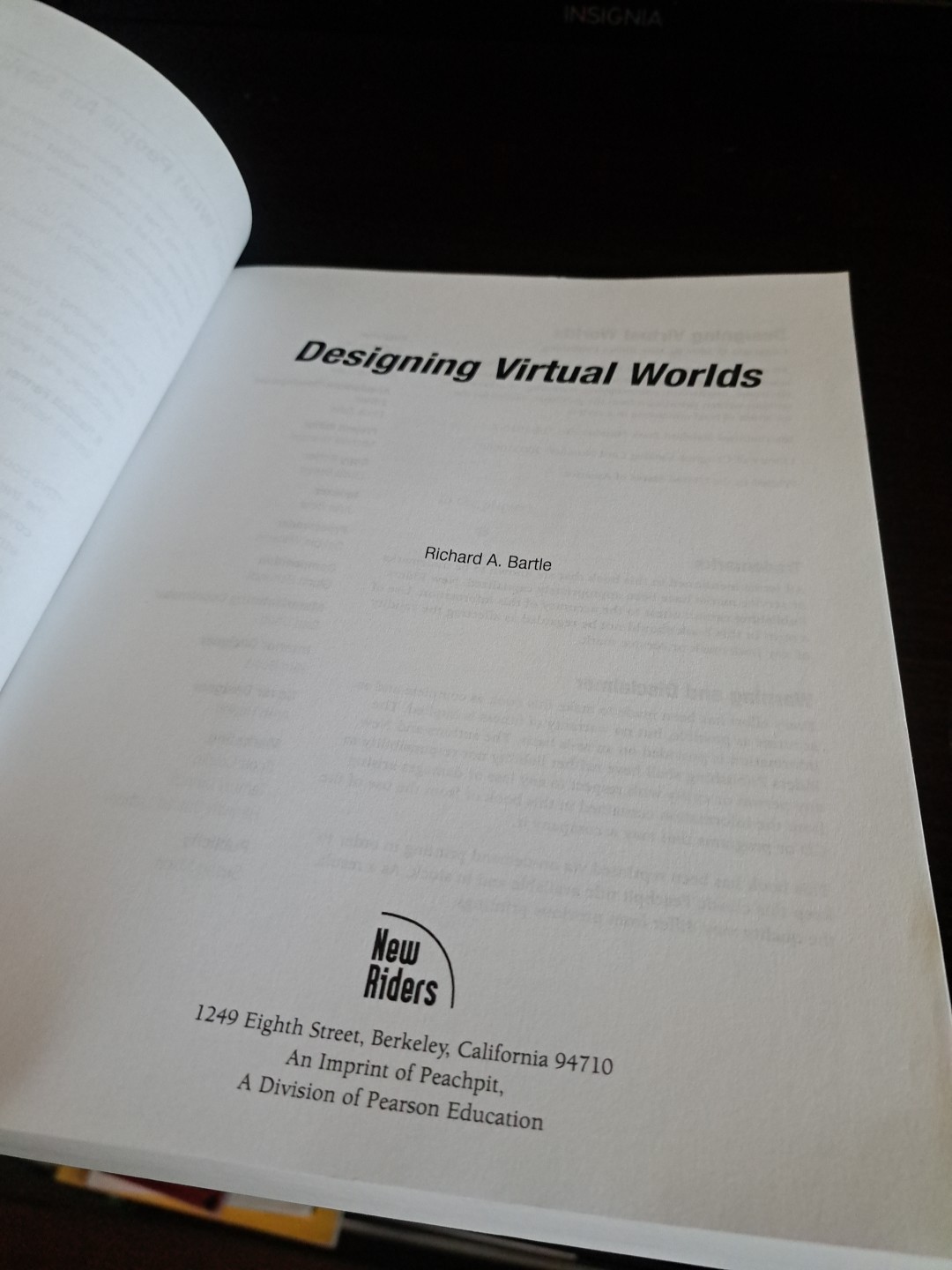 DESIGNING VIRTUAL WORLDS By Richard A. Bartle
