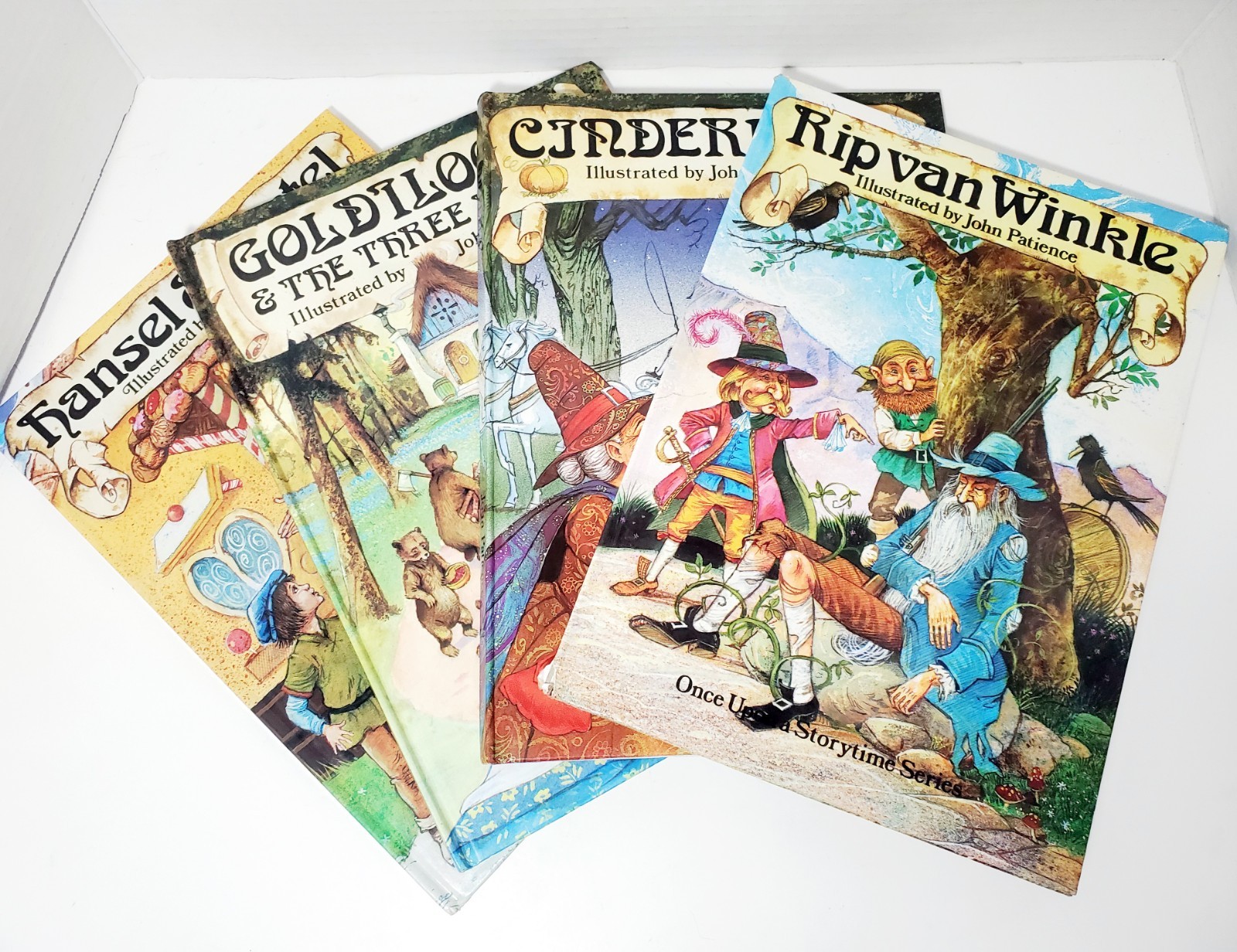 Lot Of 4 Once Upon a Storytime Series Illustrated by John Patience – Hardcover
