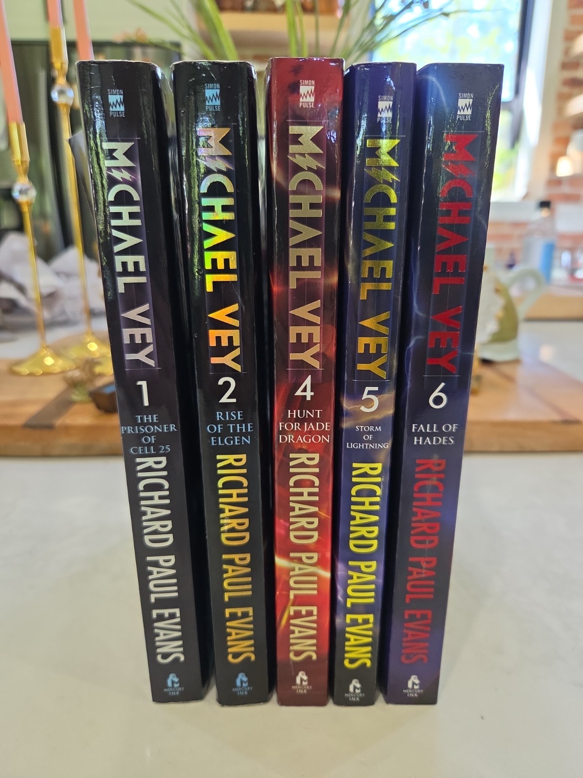 Michael Vey Series 5 Book Set 1, 2, 4, 5, 6 by Richard Paul Evans PB Used
