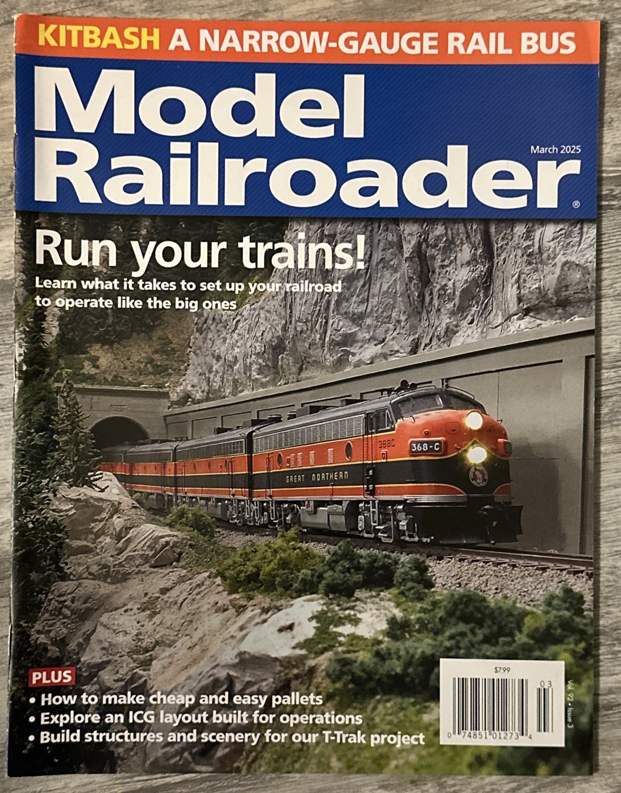 Model Railroader Magazine March 2025 Run Your Trains