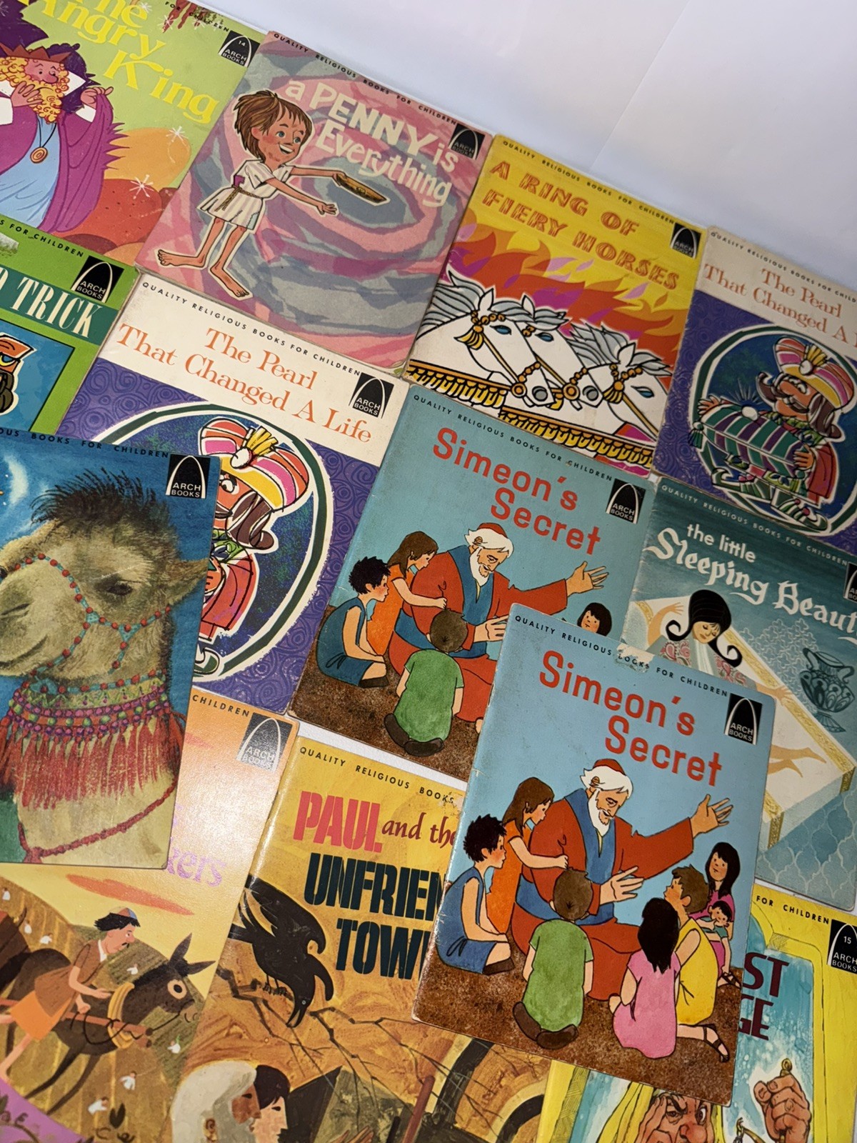 ARCH Books lot 1973 vintage Religious Books for Children – 16 Books