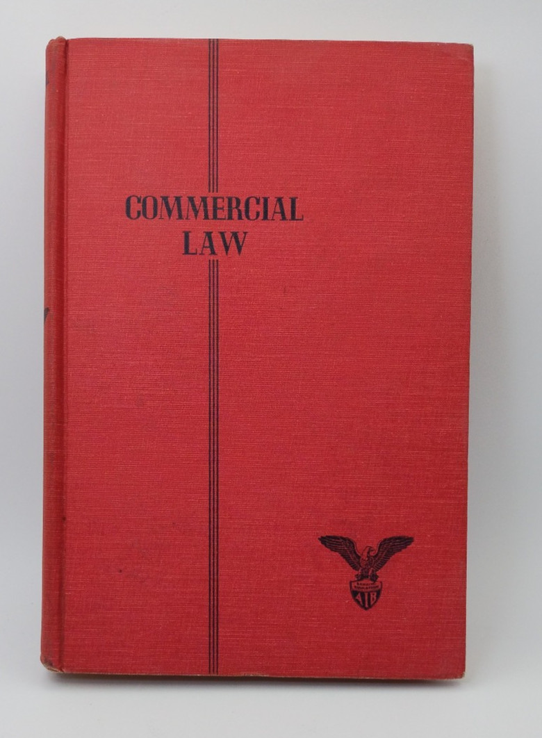 Commercial Law by American Institute Of Banking 1965 HC Vintage