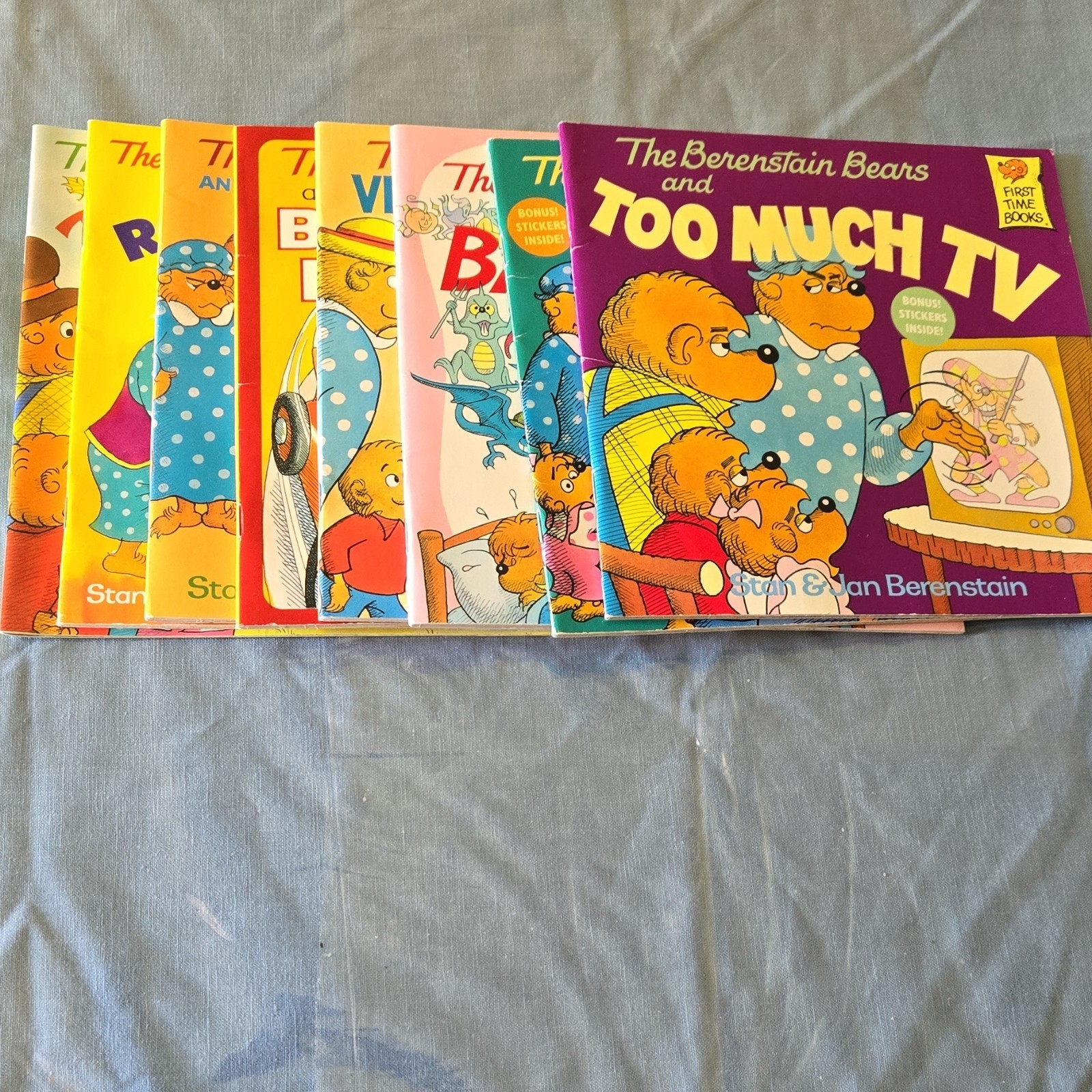 The Berenstain Bears First Time Books Lot Paperback Illustrated Ages 4-8