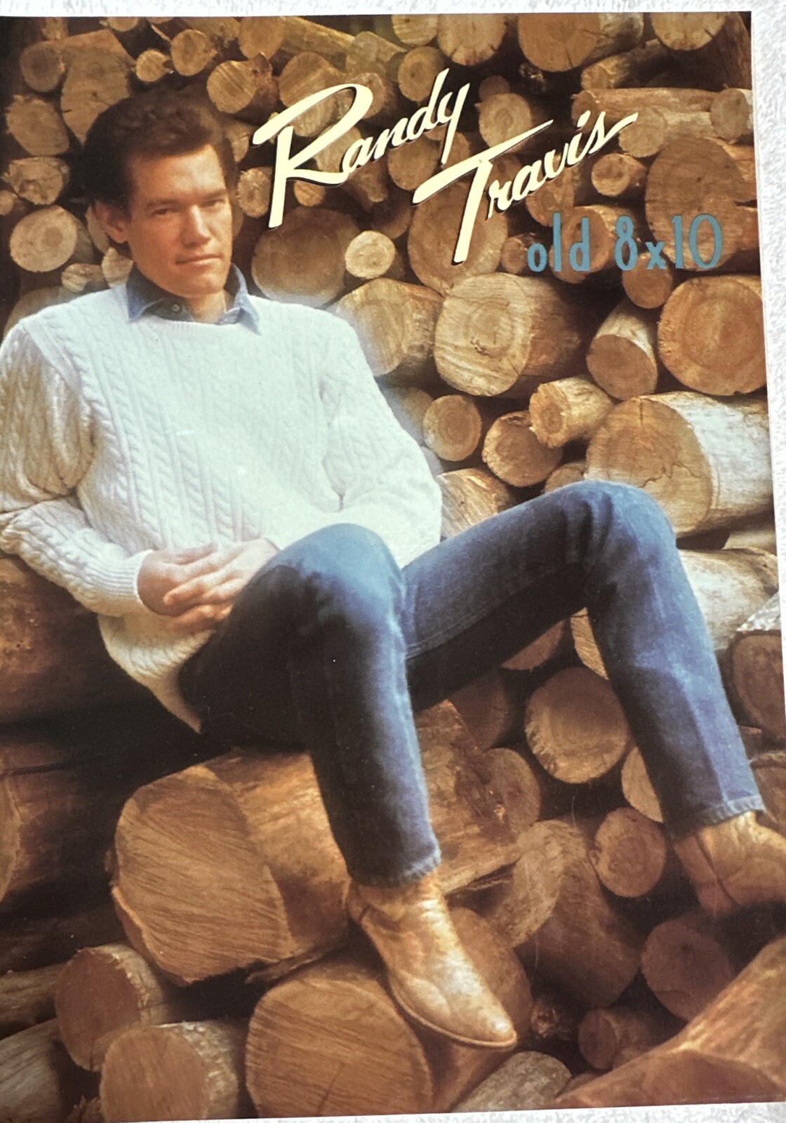 Randy Travis-Old 8 x 10- Songbook -Piano Vocal Guitar Chords- WB VF1497