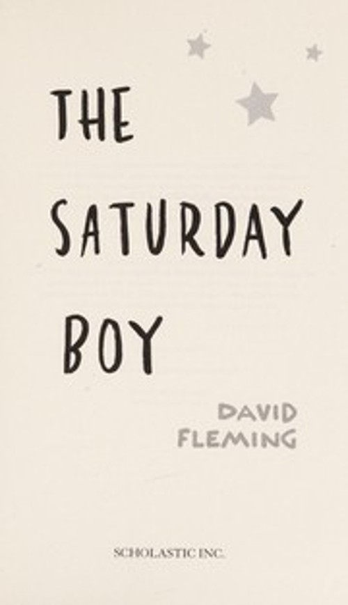 The Saturday Boy David Fleming