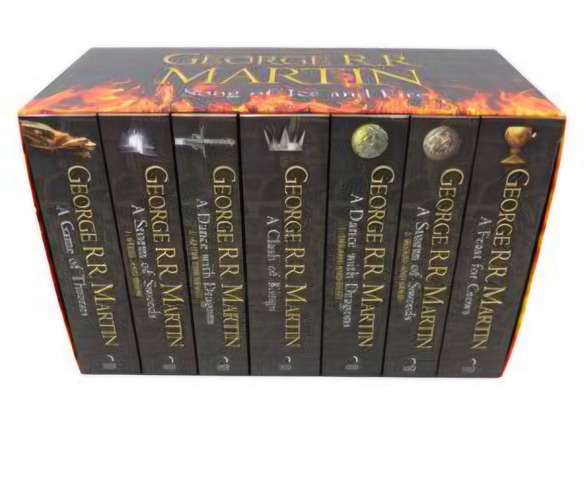 George R.R. Martin A Song of Ice and Fire 7 Book Box Set Never Read Like New