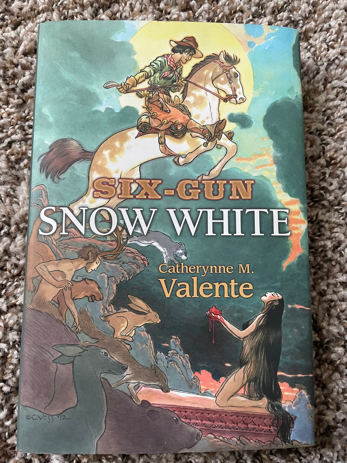 SIX-GUN SNOW WHITE Catherynne M. Valente 1000 copy SIGNED (Author/Artist) Sub HC