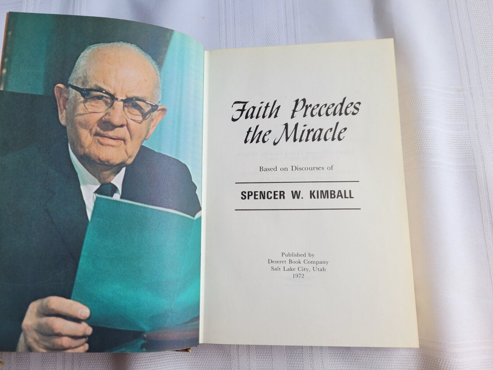 LDS SPENCER W KIMBALL Miracle of Forgiveness 1972 Hardcover Vintage