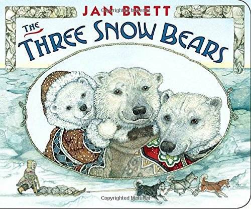 The Three Snow Bears – Board book By Brett, Jan – GOOD