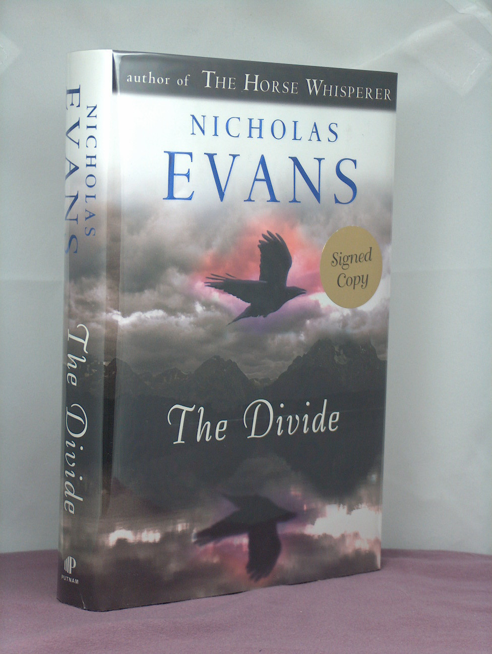 1st,signed by author,The Divide by Nicholas Evans(2005)author of Horse Whisperer
