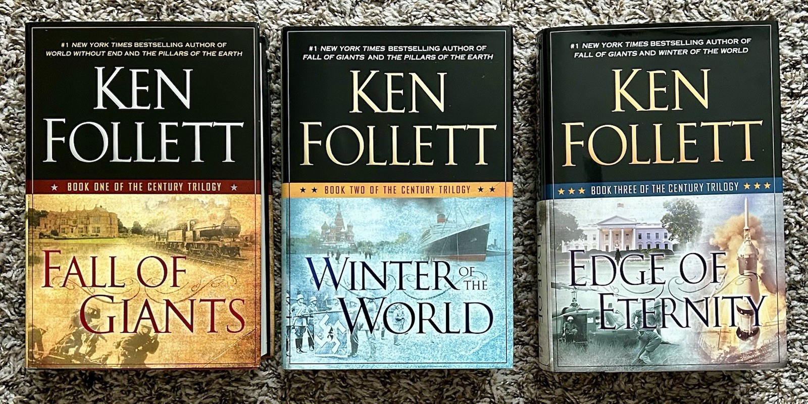 Ken Follett Complete The Century Trilogy Hardcover 1st Edition 1st Printing
