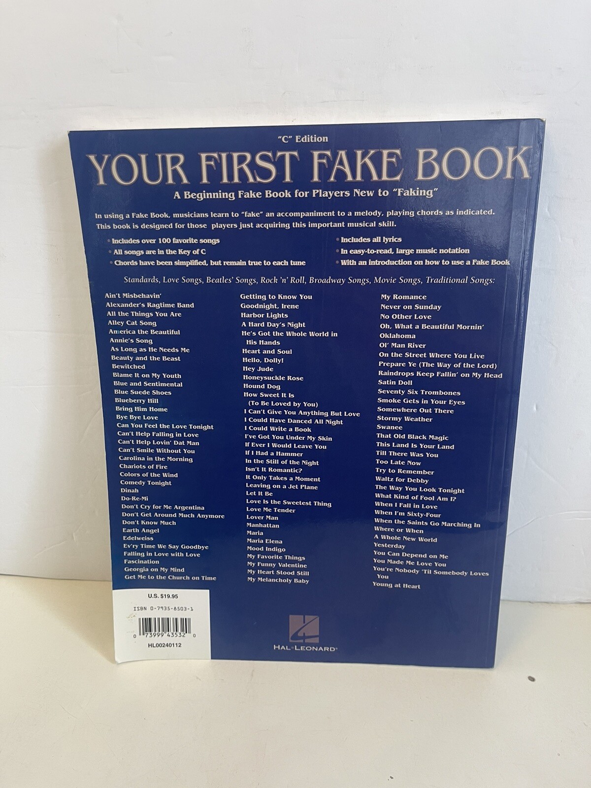 Fake Bks.: Your First Fake Book by Hal Leonard Corp. Staff (1998, Trade…