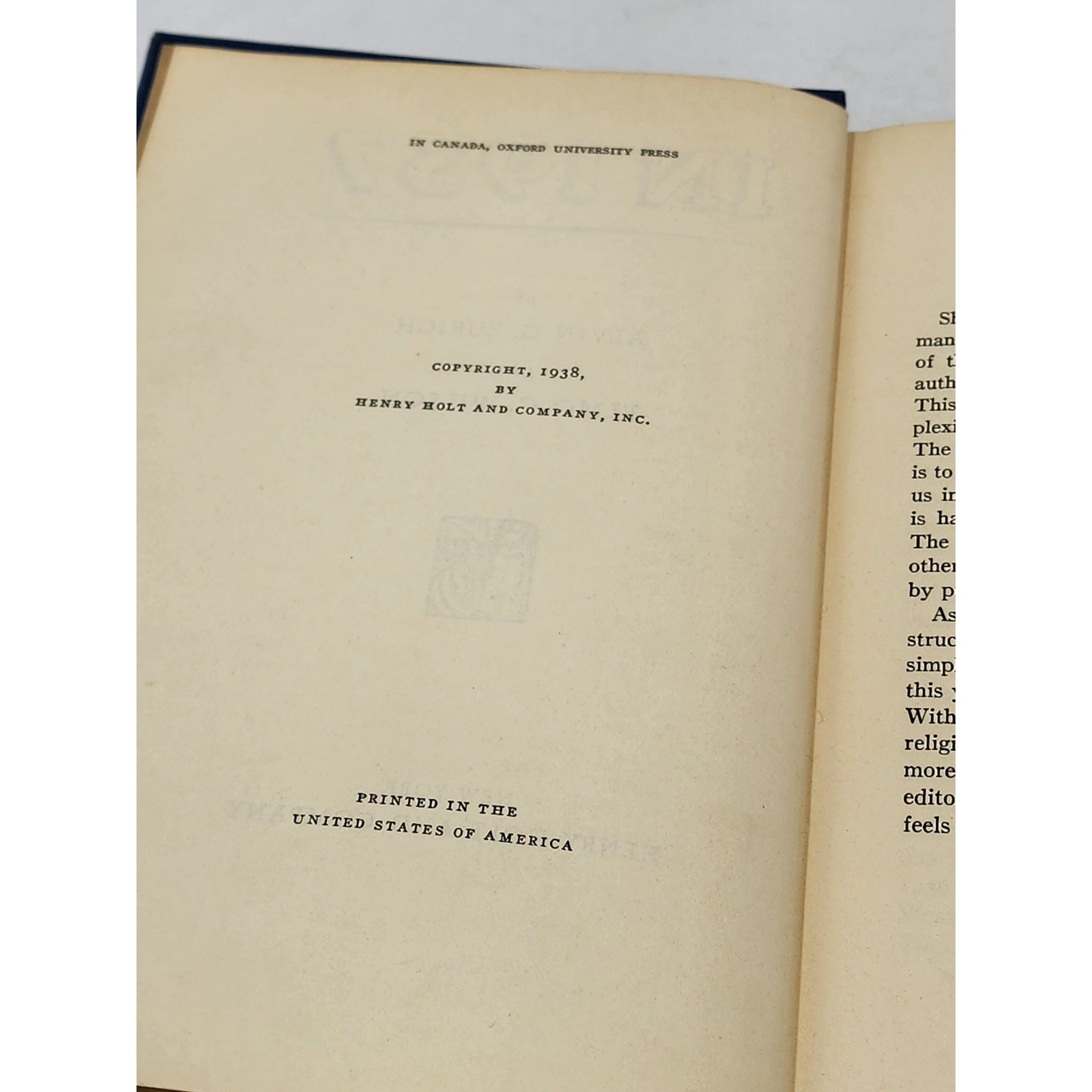 In 1937 By Alvin Eurich And Elmo Wilson History Vintage 1938