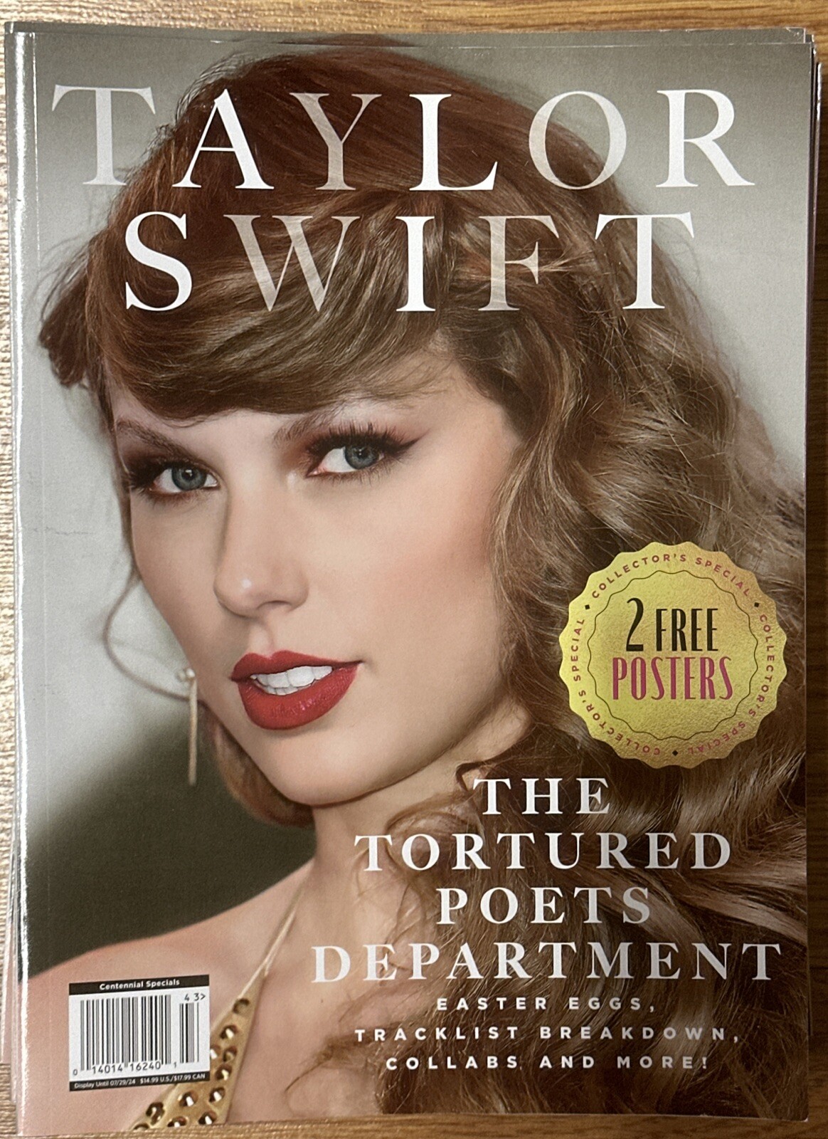 2024 TAYLOR SWIFT TORTURED POETS DEPARTMENT Special Edition Magazine w 2 POSTERS