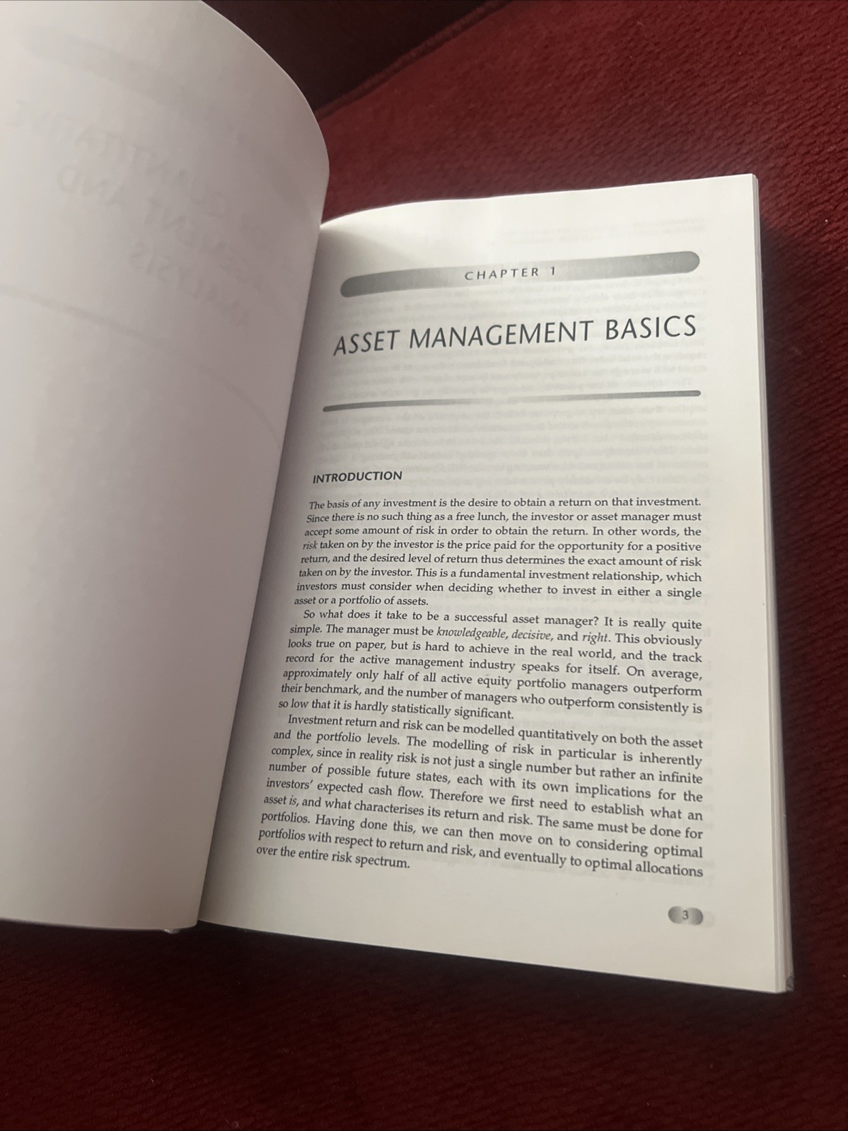 Quantitative Portfolio Optimisation, Asset Allocation and Risk Management : A…