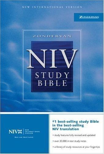 Zondervan Study Bible: New International Version, Burgundy Bonded Leather