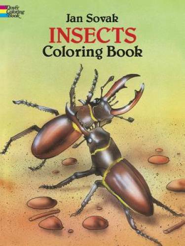 Insects Coloring Book (Dover Nature Coloring Book) – Paperback – GOOD