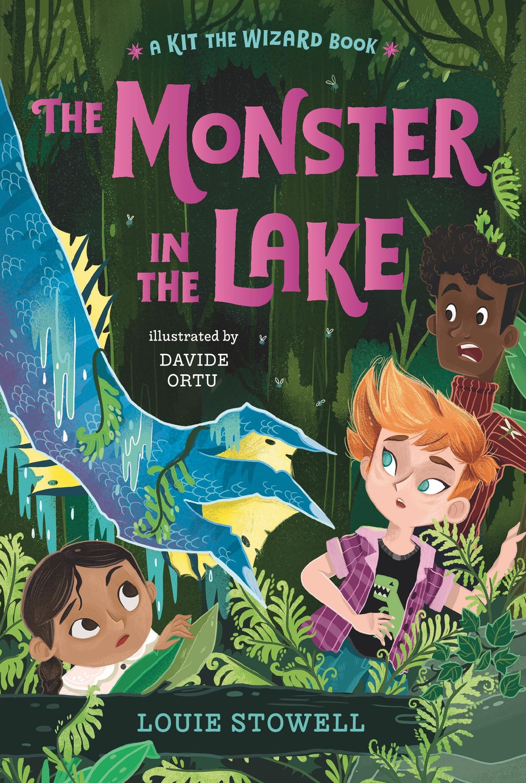 The Monster in the Lake (Kit the Wizard) – paperback Stowell, Louie|Ortu, Da…