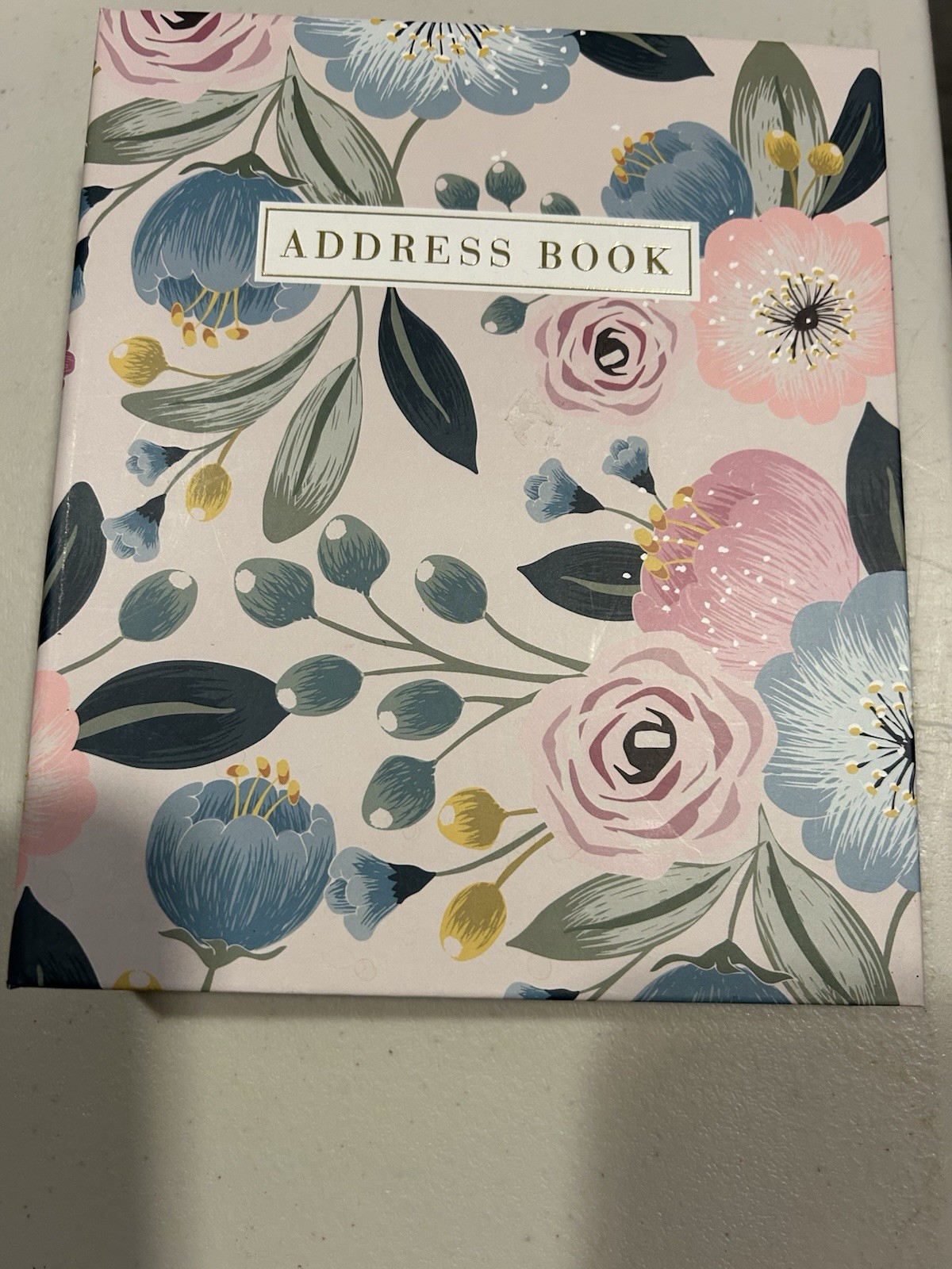 C R Gibson Address Book With Over 300 Entries Use To List All You Numbers.
