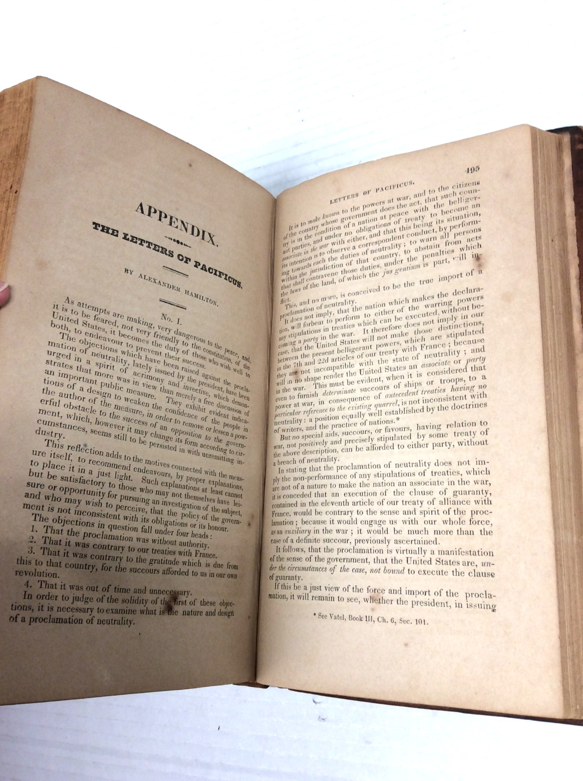 THE FEDERALIST Alexander Hamilton, James Madison, John Jay 1826 Hallowell Ed.