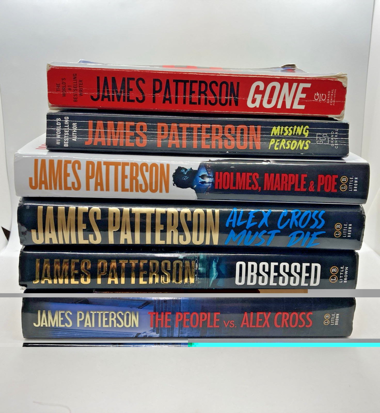Lot Of 6 James Patterson Books Gone,Missing Persons, Alex Cross, Holmes