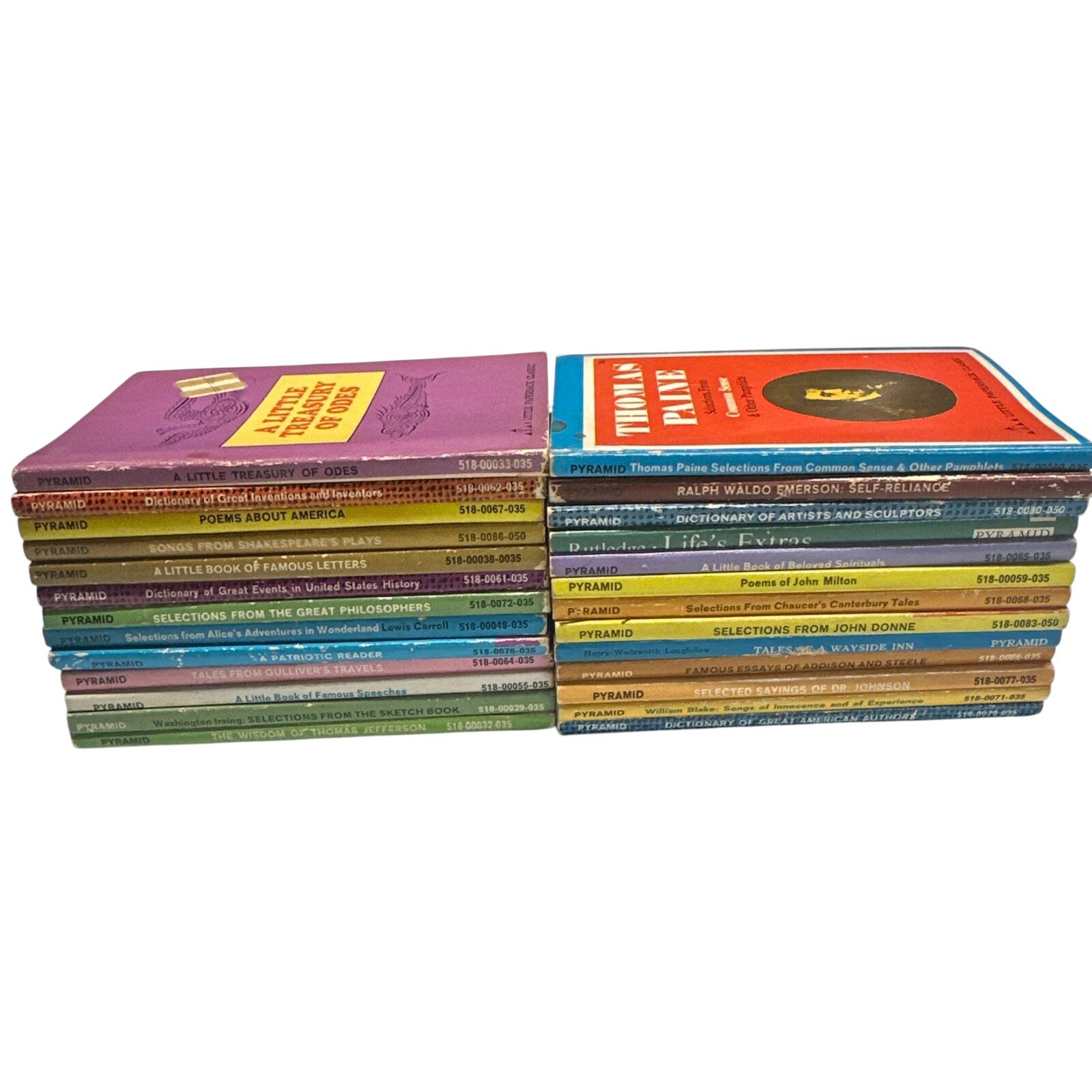 Lot Of 26 Pyramid Small Paperback Books – Thomas Paine Gullivers Travels