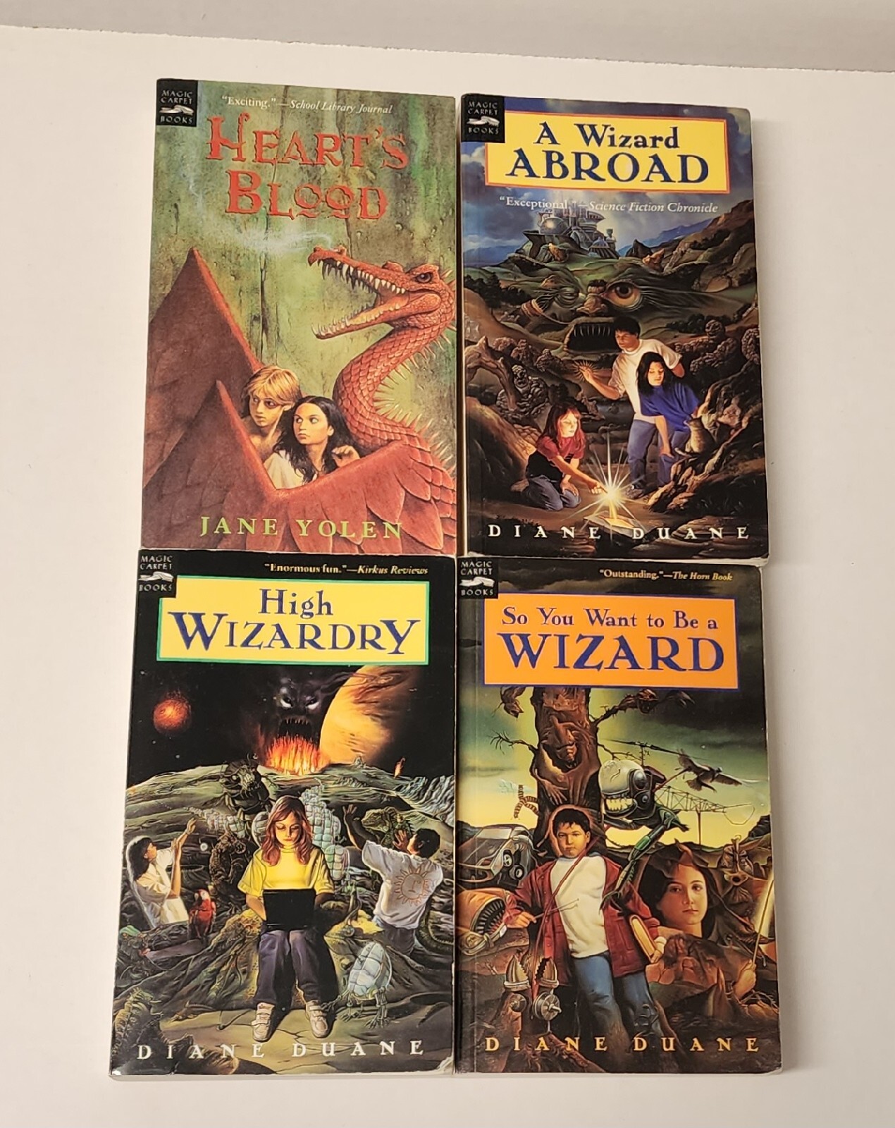 Young Wizard Series Diane Duane Heart’s Blood Jane Yolen Magic Carpet Books