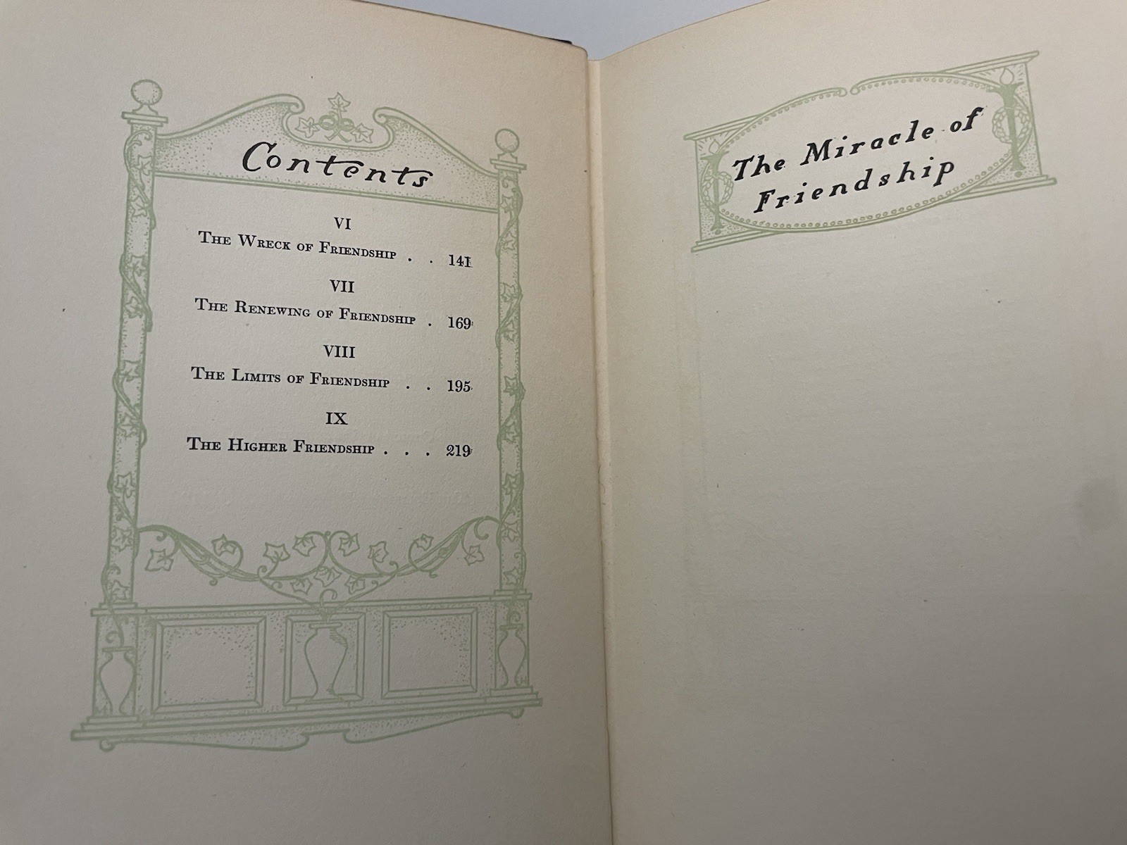 FRIENDSHIP by Hugh Black 1903 Fleming H. Revell Company Hardcover VERY GOOD