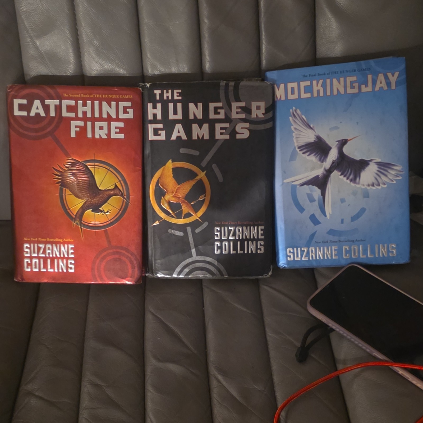 Suzanne Collins The Hunger Games Trilogy Hardcover Set Dust Jacket Scholastic